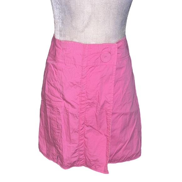 Lilly Pulitzer Reversible Faux Wrap Mini Skirt in Havana Cocktail and Pink - 10* - Picture 9 of 16